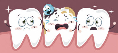 Болят молочные зубы